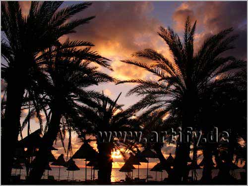 Sonnenaufgang am Strand von Vai